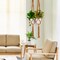 Sorbus Macrame Plant Hanger (6 Pack) Indoor Outdoor Hanging Plant Pots Cotton Rope, Elegant for Home, Patio, Garden